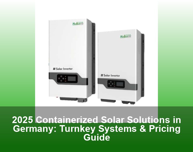 2025 Containerized Solar Solutions in Germany: Turnkey Systems & Pricing Guide